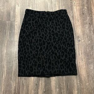 Ann Taylor Cheetah Print Pencil Skirt